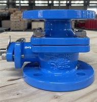 Válvula de esfera de ferro dúctil industrial com desempenho perfeito