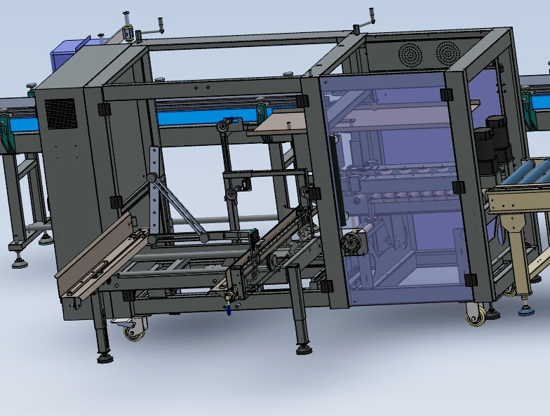 China Made Fully Automatic High-Accuracy Carton Packing line for Beverage and Apparel Packaging