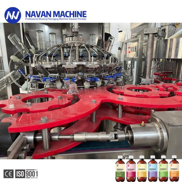 Automatic 200-2000ml Glass Bottle Kombucha Washing Filling Capping Machine