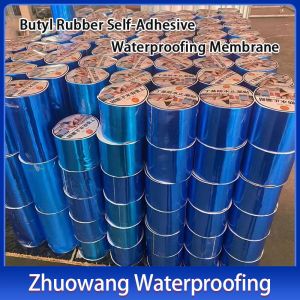 Butyl Rubber Waterproofing Membrane Self Fusing -40°C to 120°C Temperatureresist