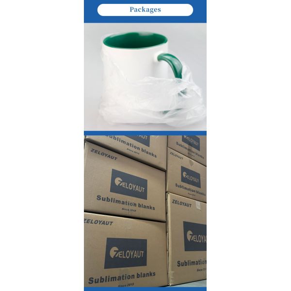 Factory Direct 11oz Double-Color Sublimation for Mugs Gradient Design Glass Cups for Promotional & Business Gifts