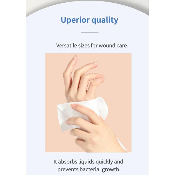 Sterile Non-woven Paraffin Gauze Gauze Dressing Pad Fabric Personal Care 10cmx10cm Burn Care 30g CF4404 10*10/7.5*7.5/5*5cm