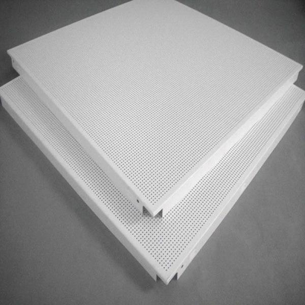 1.0mm Thickness Aluminum Metal Ceiling Moisture Resistant Snap In Ceiling Tiles