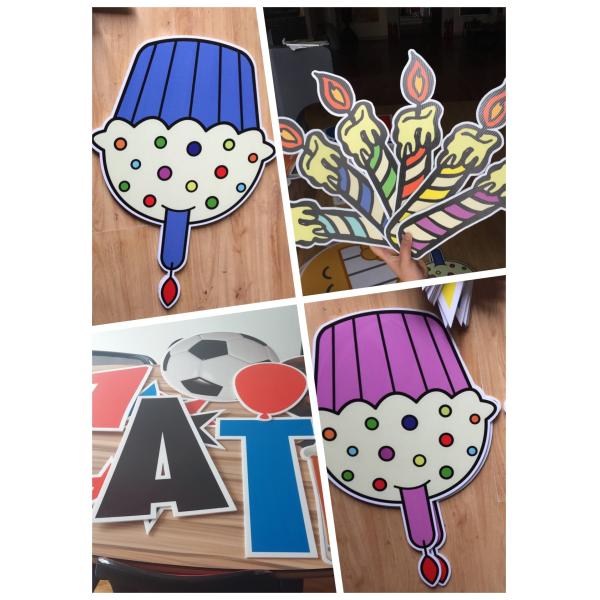 UV Protection Coroplast Yard Card Corrugated Plastic Cut Out Letters