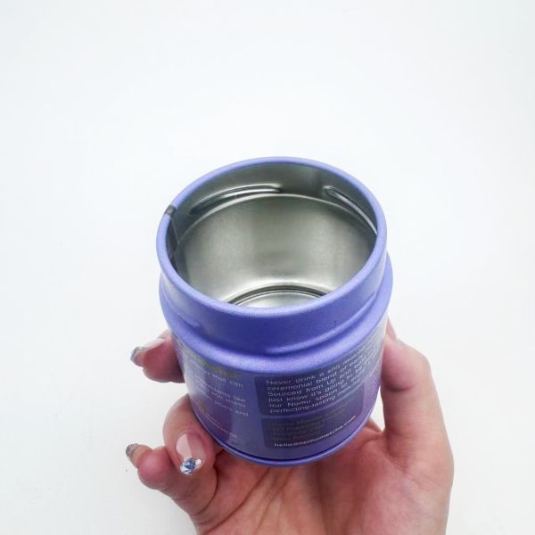 Custom Sealed Box Metal Sealed Dip for Japan Organic Matcha Green Tea Box Conserv