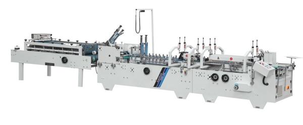 Auto Folder Gluer Corrugated Carton Machinery For Packaging / Printing Industrial