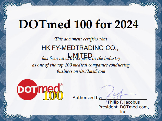 HK FY-MED TRADING CO., LIMITED Сертификации