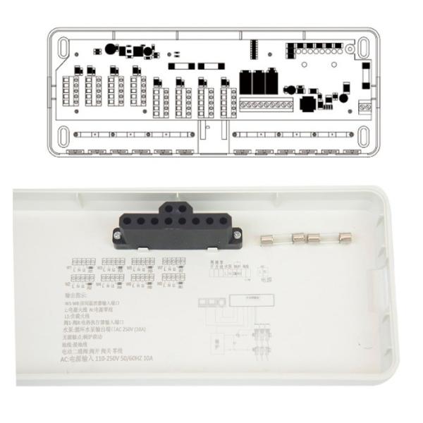 10A Load Thermostat Control Box 5A Fuse Central Thermostat Controller