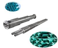 Baril jumeau conique de vis pour la machine en plastique de tuyau d'UPVC
