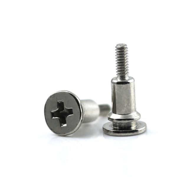 Non Hardening Heat Treatment Flat Nickel Plated Shoulder Bolts with Precision Step Screw