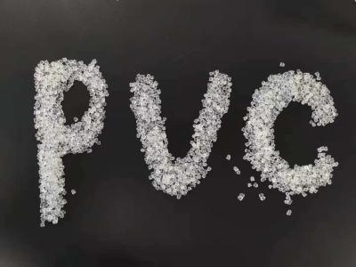 Matéria prima plástica dos grânulo do Pvc do Virgin composto transparente
