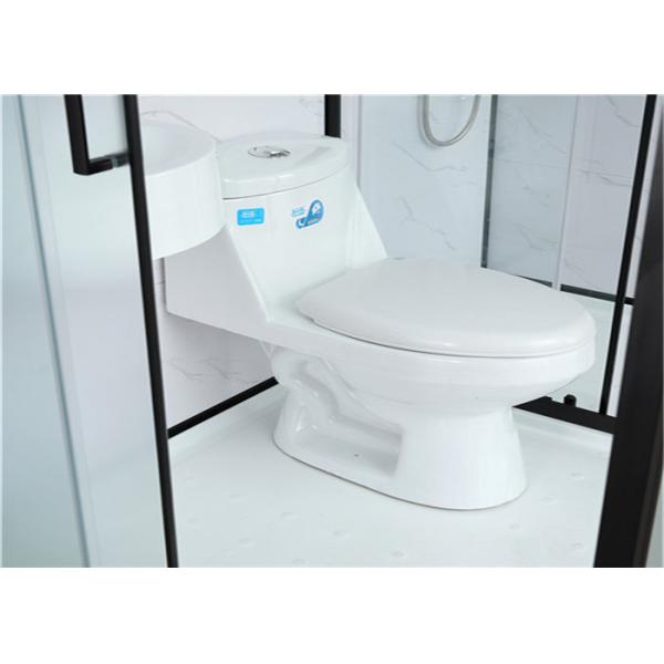 Côté en aluminium noir acrylique blanc du plateau 1900*1200*2150mm d'ABS de cabines de douche ouvert