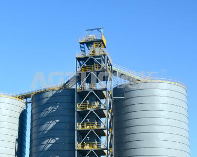 Powder Granule Bucket Elevator Conveyor / Small Power Vertical Bucket Elevator
