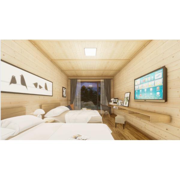 Main Material Pine Comfortable Interior Outdoor Commercial Activity Container House