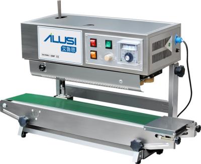 máquina de empacotamento 220V de selagem, máquina contínua 0.12M/mins do aferidor da faixa