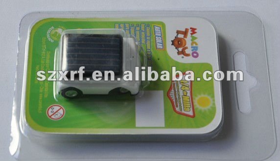 Niños Juguetes de plástico coloridos para coches con energía solar Juguetes educativos pequeños 32*23*15mm