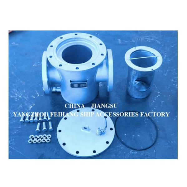 водяной фильтр As125 Pn1.0 Cb/T497-2012 моря нержавеющей стали 316l для входа насоса морской воды кондиционирования воздуха