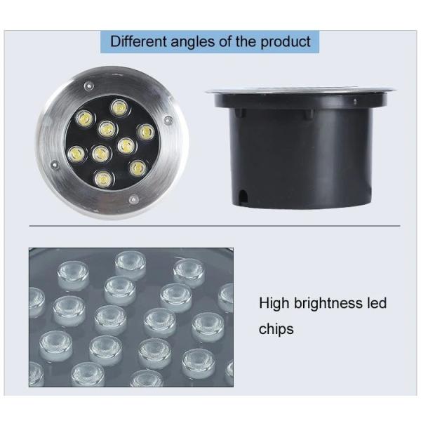 IP67 Waterproof 12W Outdoor LED Light Die Cast Aluminum Body Material