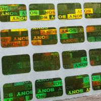 Label NUL de empaquetage olographe de degré de sécurité de laser d'autocollant de label