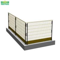 O pó revestiu barreiras da proteção de borda da altura 50x200mm de 1.2m