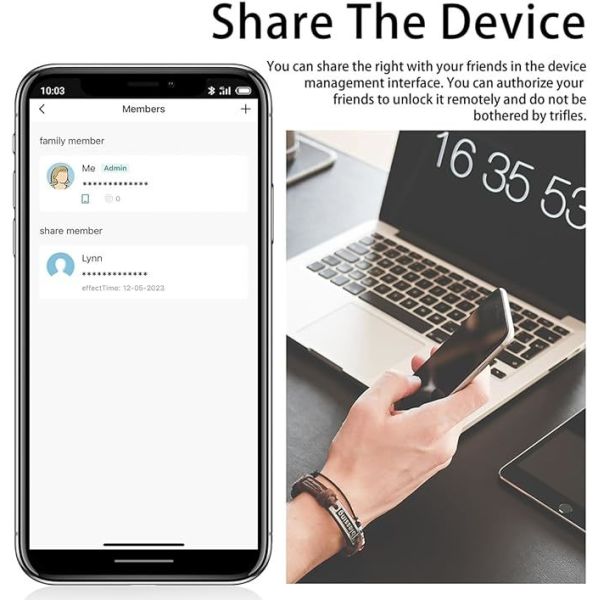 IP67 Waterproof USB Rechargeable Security Smart Fingerprint Padlock Zinc Alloy+ABS 304 Stainless Steel Shackle Eco-Friendly Tuya