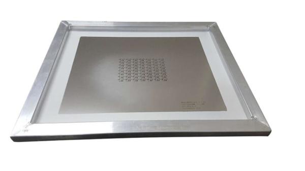 Estêncil Frameless da máscara da solda do OEM, estêncil polonês 0.2mm da solda do corte do laser do eletro