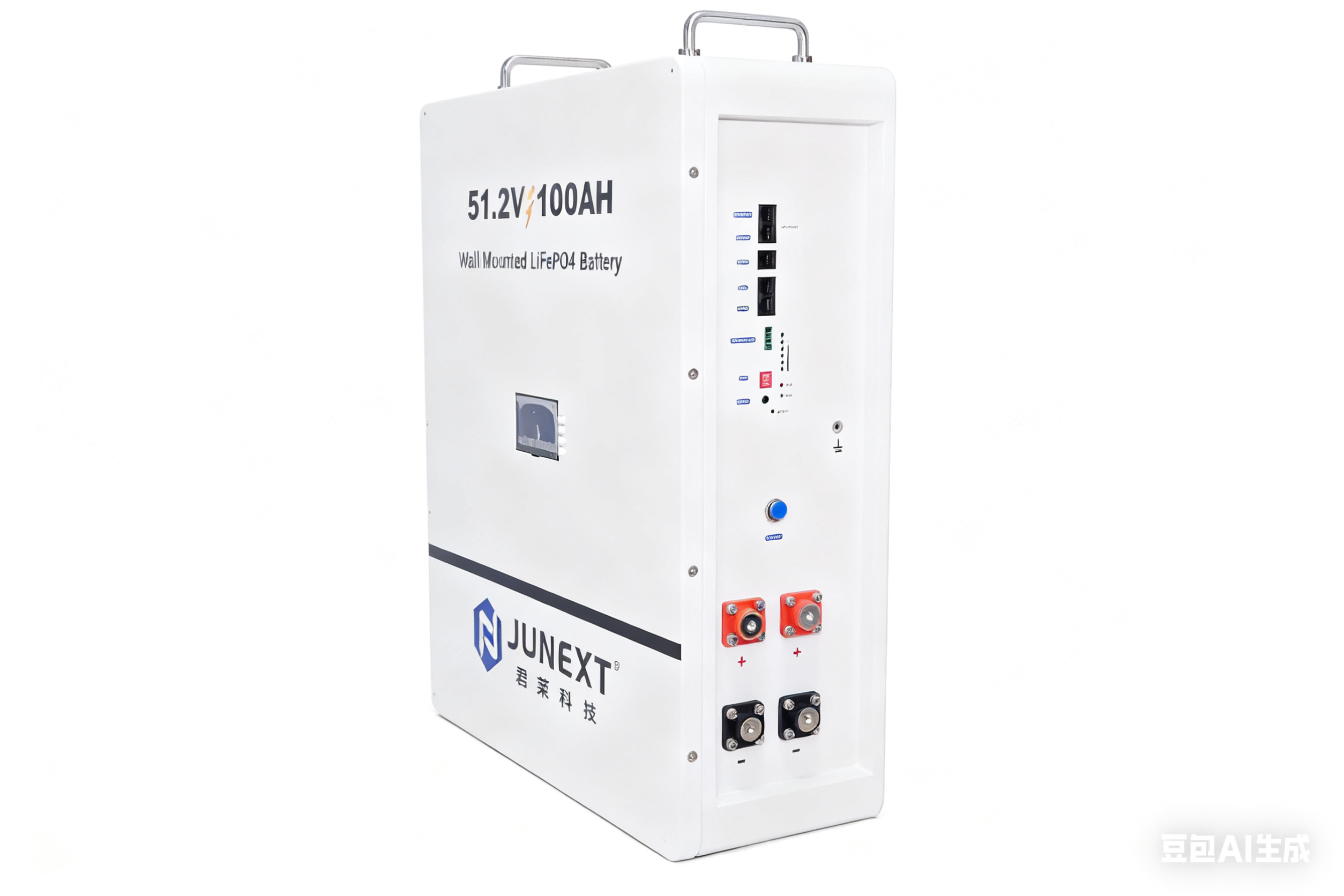 LiFePO4 Wall Mounted Battery with RS485 RS232 Communication and IP20 Rating for Solar Energy Storage