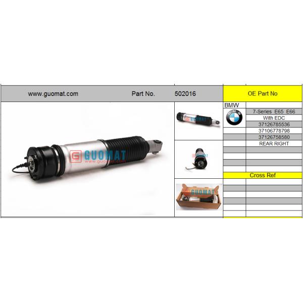 Air Suspension BMW 7 Series E65 / E66 With EDC Air Spring Strut Rear Right 37126785536