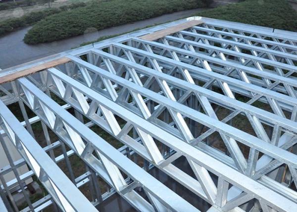 Casas de armação de aço da luz do desastre da casa pré-fabricada, de aço de pouco peso - casas quadro