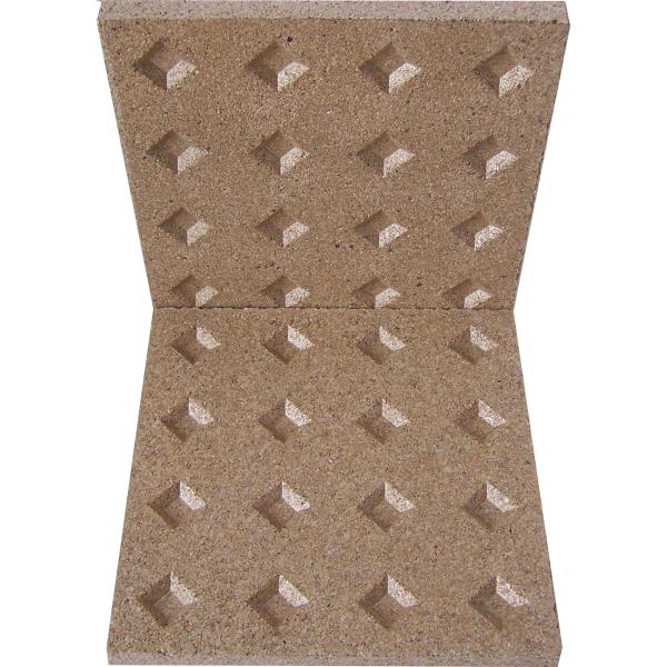 Shockproof Wood Stove Insulation Board , Durable Heat Resistant Fiber Board