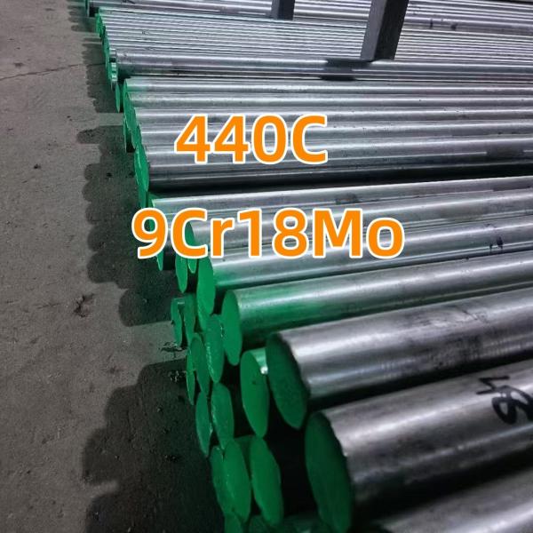 Hot Rolled DIN 1.4125 1.3544 440C 20-80mm Stainless Steel Round Rod / Bar High Carbon Chromium