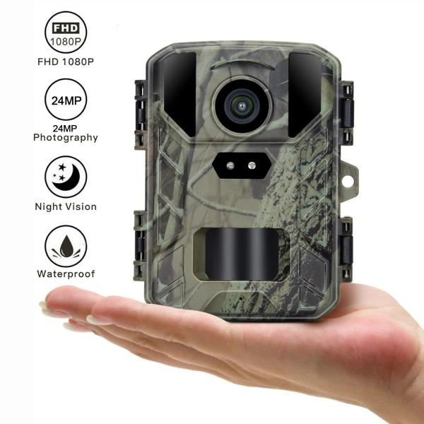 Mini Trail Hunting Camera 24MP 4k 1080P Wildlife Night Vision Cameras