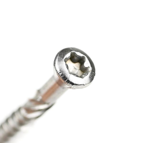 ЗИНК Окончание из нержавеющей стали Countersunk Torx Head Deck Screw для эффективности свинцовой доски