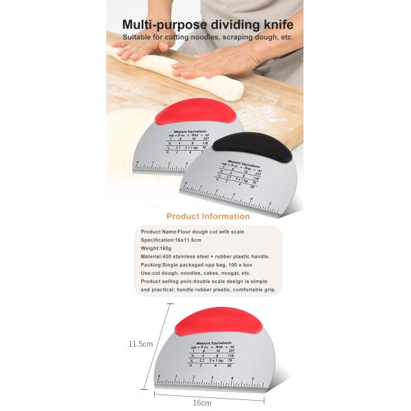 Dishwasher Safe 430 Stainless Steel Pastry Dough Cutter