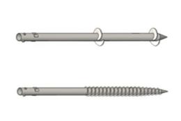 Кучи винта панели солнечных батарей ПВ стальные, кучи винта алюминиевого держателя земли рамки поддержки конкретные