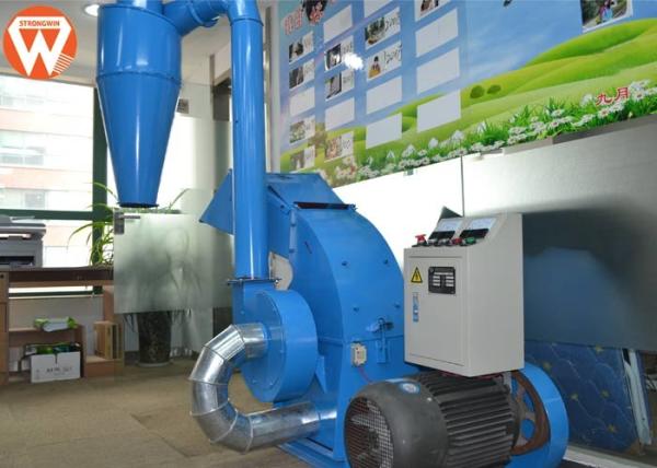 Multi - Function Corn Hammer Mill Crusher , Cyclone 22kw Cattle Feed Grinder
