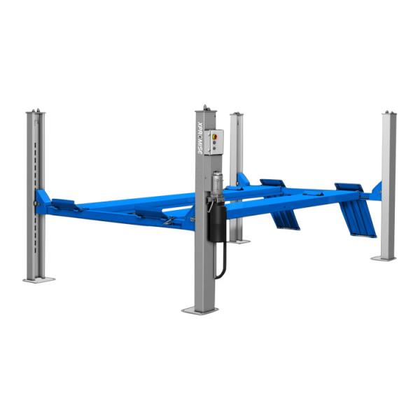 CE Certified Hydraulic Four Post Car Lift Can 3D Four Wheel Alignment Garage Equipment