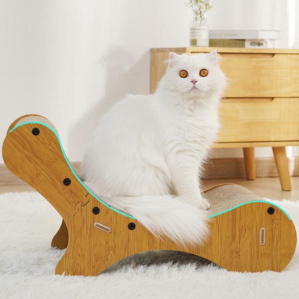 Armchair Scratching Board Factory Wholesale Wear Resistant Multi-Functional Cat Litter Corrugated Paper Cat Scratch Board Toys