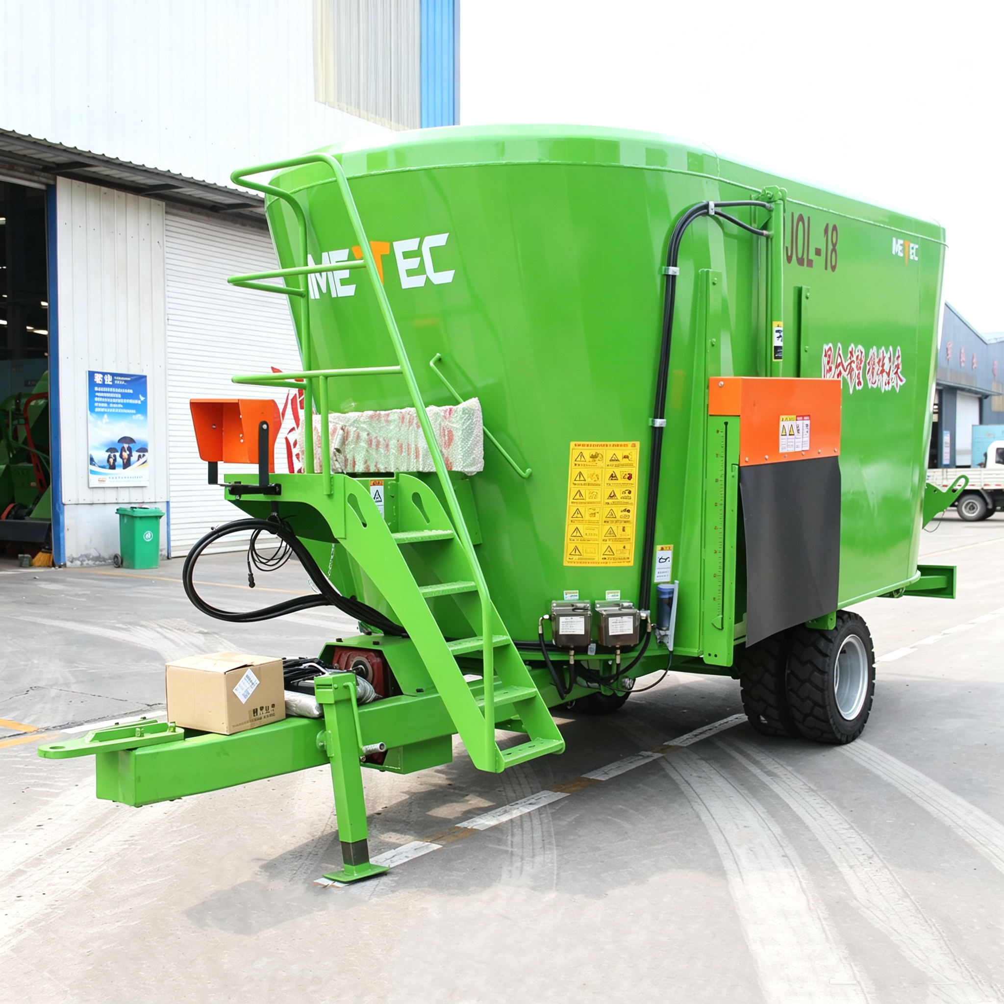 2cm-8cm Towed Self Propelled Tmr Feed Wagon Mixer Adjustable