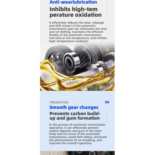 OAR Car Drive Train Cleaner su socio en el mantenimiento del sistema de transmisión automática