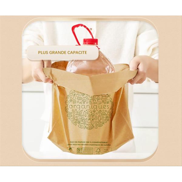 Custom Order Accepted CMYK 4 Color Offset Printed Biodegradable Disposable Garbage Bag