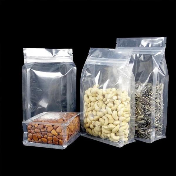 Amazon Wholesale Flat Bottom Custom Print Plastic Bag, China Manufacturer Flat Bottom Flour Packaging Bag