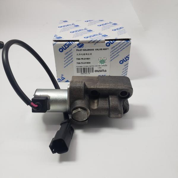 Pilot Solenoid Valve Assy  708-7R-01631 708-7H-01630 For Komatsu D155A D275A WA150 WA200