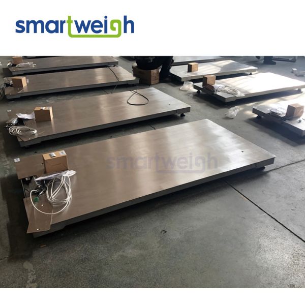 Stainless Steel Washdown Floor Scale IP68 Waterproof Industrial Floor Scale For Food Industry