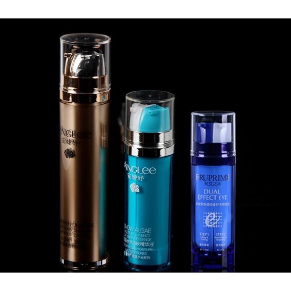 Color Cosmetic Airless Bottle 25ml Inside Engraving AS Double Inner Bottle Luxury Emulsion