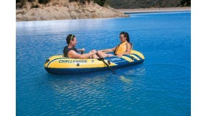 Dinghy баржи парома 2 взрослых резиновый, сверхмощная раздувная шлюпка