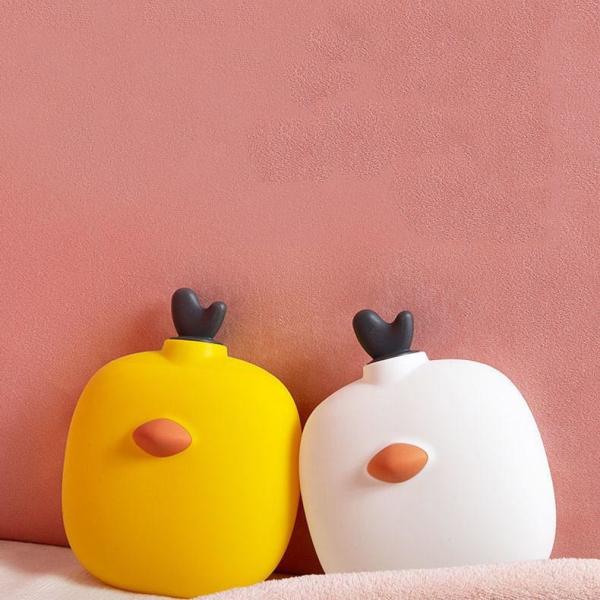 Прозрачная классическая резиновая бутылка с горячей водой с мягкой крышкой горячий компресс и холодная терапия рождественские подарки