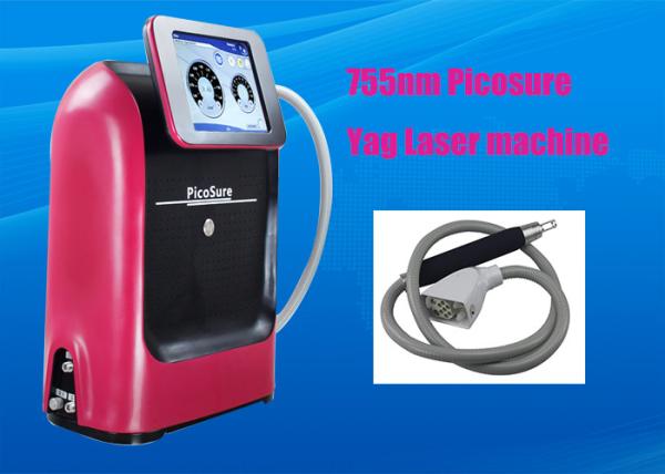 Picosure Q Switched Nd Yag Laser Machine For Freckles / Pigment / Age Spots Removal