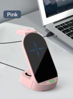 Dispositivos habilitados para Qi Carregador sem fio multifunção com distância de transmissão de 10 mm