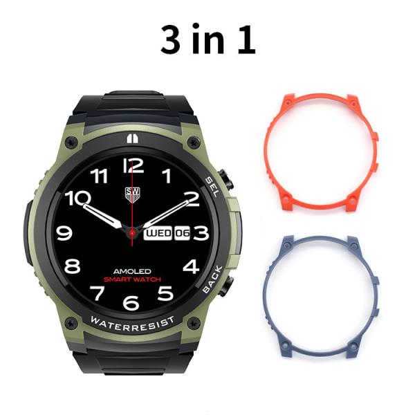DM55 1,43 pouces Amoled Sport Smart Watch 400mAh IP68 étanche à l'eau